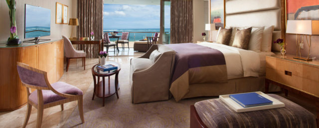 The Baron Suite Bedroom (purple)