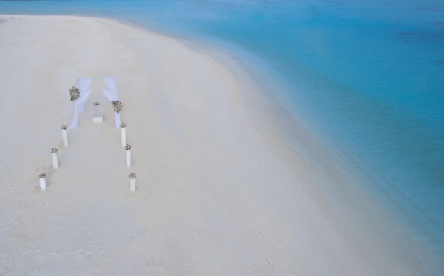 Nova Maldives Aerial Aufgebot Strand